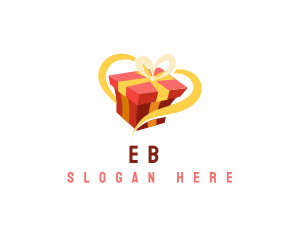 Gift Box Ribbon Logo