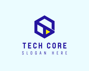 Cube Tech Startup logo design