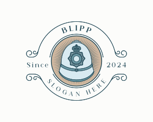 British Police Cap Uniform Logo