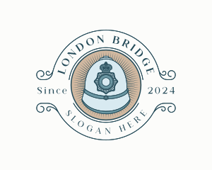 London - British Police Cap Uniform logo design