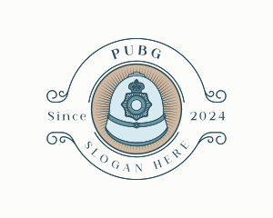 Police Cap - British Police Cap Uniform logo design