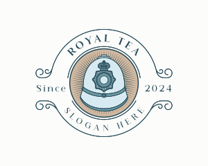 British Police Cap Uniform logo design