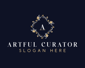 Luxury Flower Jewelry logo design