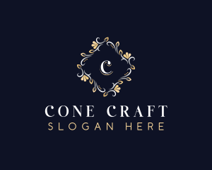 Luxury Flower Jewelry logo design