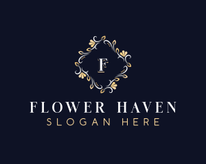 Luxury Flower Jewelry logo design