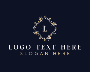 Wedding - Luxury Flower Jewelry logo design