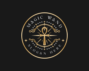 Mystical Ankh Relic logo design