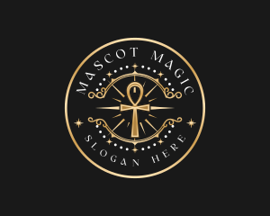 Mystical Ankh Relic logo design