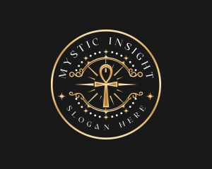 Mystical Ankh Relic logo design