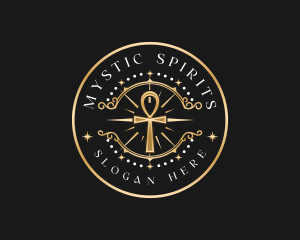 Mystical Ankh Relic logo design