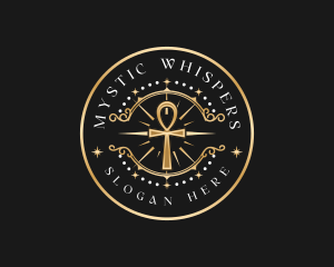 Occult - Mystical Ankh Relic logo design