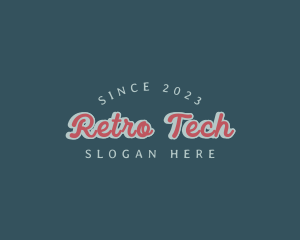 Retro Shop Company logo design