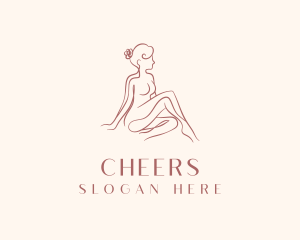 Nude Beauty Woman Logo