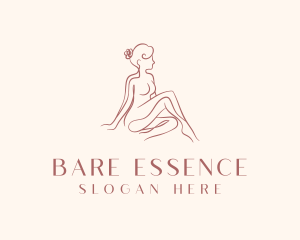 Nude - Nude Beauty Woman logo design