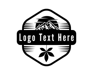 Sherpa - Mountain Hiker Outdoor logo design