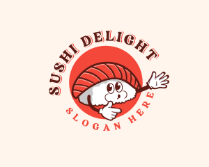 Sushi - High Five Sushi logo design