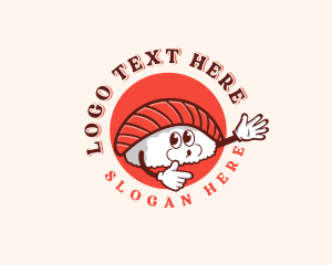 Sushi - High Five Sushi logo design