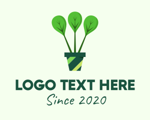 Landscape Gardener - Green Plant Gardening logo design