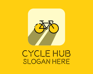 Bike - Bicycle Cycling Bike App logo design