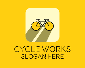 Cycle - Bicycle Cycling Bike App logo design