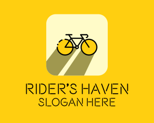 Biker - Bicycle Cycling Bike App logo design