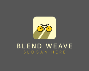 Bicycle Cycling Bike App logo design