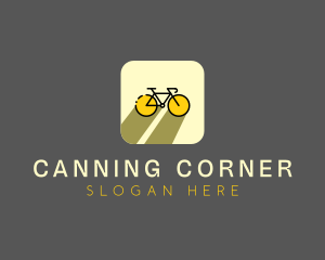 Bicycle Cycling Bike App logo design