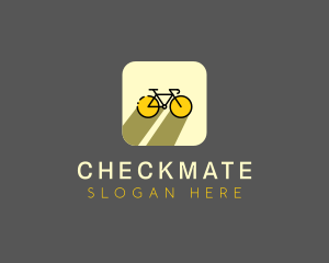 Bicycle Cycling Bike App logo design