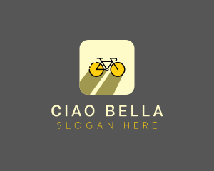 Bicycle Cycling Bike App logo design