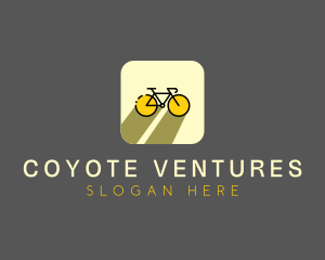 Bicycle Cycling Bike App logo design