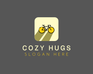 Bicycle Cycling Bike App logo design