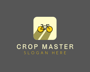 Bicycle Cycling Bike App logo design