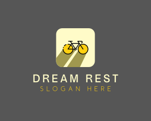 Bicycle Cycling Bike App logo design