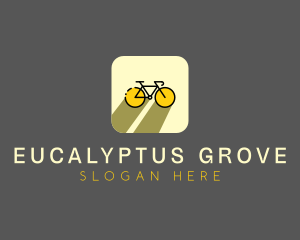 Bicycle Cycling Bike App logo design