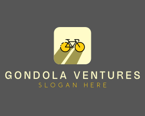 Bicycle Cycling Bike App logo design