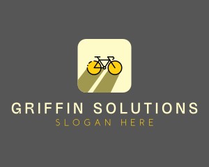 Bicycle Cycling Bike App logo design