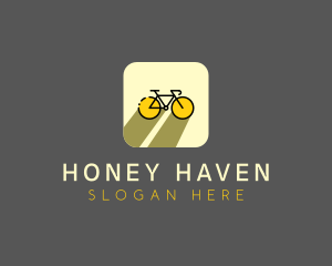 Bicycle Cycling Bike App logo design