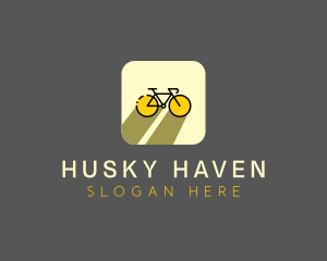 Bicycle Cycling Bike App logo design