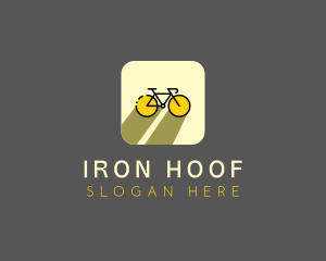 Bicycle Cycling Bike App logo design