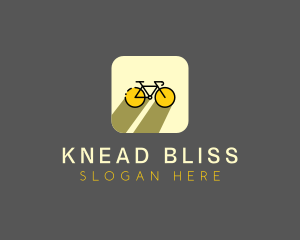 Bicycle Cycling Bike App logo design