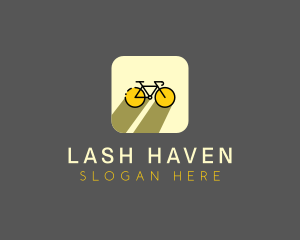 Bicycle Cycling Bike App logo design