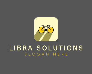 Bicycle Cycling Bike App logo design