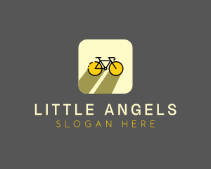 Bicycle Cycling Bike App logo design