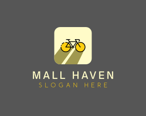 Bicycle Cycling Bike App logo design