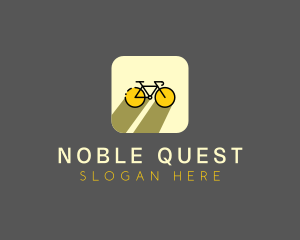 Bicycle Cycling Bike App logo design