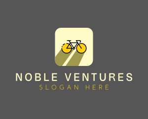 Bicycle Cycling Bike App logo design