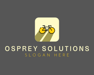 Bicycle Cycling Bike App logo design