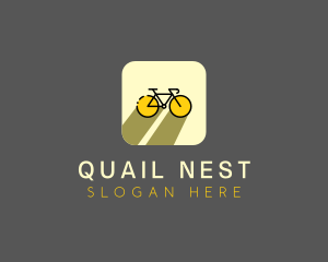 Bicycle Cycling Bike App logo design