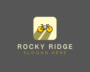 Bicycle Cycling Bike App logo design