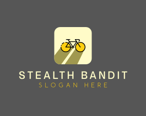 Bicycle Cycling Bike App logo design